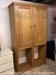 MaxSold Auction: Solid Oak Storage Cabinets  - Toronto (Ontario, Canada) SELLER MANAGED Estate Sale Online Auction - Richbourne Court