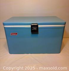 MaxSold Auction: Vintage Blue Coleman Cooler - Toronto (Ontario, Canada) SELLER MANAGED Estate Sale Online Auction - Richbourne Court