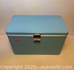 MaxSold Auction: Vintage Blue Coleman Cooler - Toronto (Ontario, Canada) SELLER MANAGED Estate Sale Online Auction - Richbourne Court