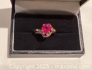 MaxSold Auction: Vintage Genuine Ruby and 10K Gold Ring - Toronto (Ontario, Canada) SELLER MANAGED Estate Sale Online Auction - Richbourne Court