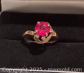 MaxSold Auction: Vintage Genuine Ruby and 10K Gold Ring - Toronto (Ontario, Canada) SELLER MANAGED Estate Sale Online Auction - Richbourne Court
