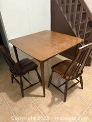 MaxSold Auction: Vintage KRUG Table and 2 Chairs - Toronto (Ontario, Canada) SELLER MANAGED Estate Sale Online Auction - Richbourne Court