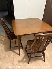 MaxSold Auction: Vintage KRUG Table and 2 Chairs - Toronto (Ontario, Canada) SELLER MANAGED Estate Sale Online Auction - Richbourne Court