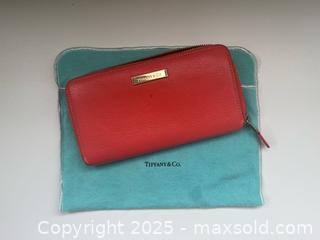 MaxSold Auction: Tiffany &#38; Co Leather Zip-Around Wallet - Toronto (Ontario, Canada) SELLER MANAGED Downsizing Online Auction - Westlake Crescent
