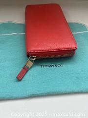 MaxSold Auction: Tiffany &#38; Co Leather Zip-Around Wallet - Toronto (Ontario, Canada) SELLER MANAGED Downsizing Online Auction - Westlake Crescent