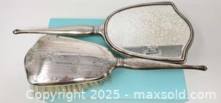 MaxSold Auction: Birks Sterling Silver Hand Mirror and BIRKS Sterling Silver hair brush  - Hamilton (Ontario, Canada) SELLER MANAGED Downsizing Online Auction -  Miller Drive