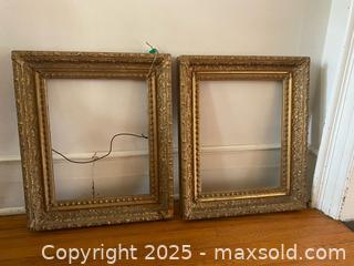 MaxSold Auction: Pair of Matching Ornate Gold Vintage Frames - Toronto (Ontario, Canada) SELLER MANAGED Estate Sale Online Auction - Chestnut Park Road