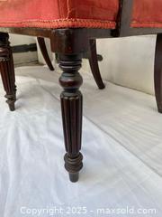 MaxSold Auction: Red Velvet Antique Carver Chairs - Toronto (Ontario, Canada) SELLER MANAGED Estate Sale Online Auction - Chestnut Park Road