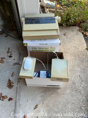 MaxSold Auction: Apple Vintage Apple II System, ImageWriter II, External Drive & Apple Cinema Display (Model A1316) 27?inch LED Cinema Display - Manassas (Virginia, USA) SELLER MANAGED Downsizing Online Auction - Spriggs Road