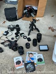 MaxSold Auction: Canon EOS Rebel T4i (650D) DSLR Multi-Item Camera Lot - Manassas (Virginia, USA) SELLER MANAGED Downsizing Online Auction - Spriggs Road