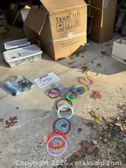 MaxSold Auction: Mixed PLA 3D Printer Filament Spools – Assorted Colors (10–20) - Manassas (Virginia, USA) SELLER MANAGED Downsizing Online Auction - Spriggs Road