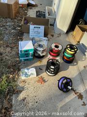 MaxSold Auction: Mixed PLA 3D Printer Filament Spools – Assorted Colors (10–20) - Manassas (Virginia, USA) SELLER MANAGED Downsizing Online Auction - Spriggs Road