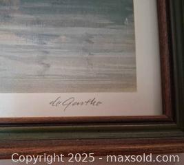 MaxSold Auction: WILLIAM de GARTHE (CANADIAN, 1907-1983) &#34;SAFE RETURN&#34; - SIGNED PRINT - Mississauga (Ontario, Canada) SELLER MANAGED Estate Sale Online Auction - Alpha Mills Road