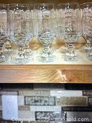 MaxSold Auction: Clear Textured Stemmed Goblets, Set of 10 and Set of 4 - North Saanich (British Columbia, Canada) SELLER MANAGED Estate Sale Online Auction -  Haro Park Terrace