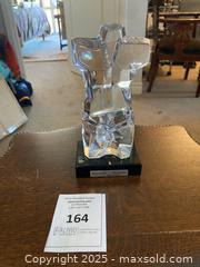 MaxSold Auction: crystal male torso by P. R. Vazquez for Daum, titled "Heracles".  - Toronto (Ontario, Canada) PARTNER MANAGED Estate Sale Online Auction - Dufferin Street (STORAGE)