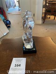 MaxSold Auction: crystal male torso by P. R. Vazquez for Daum, titled "Heracles".  - Toronto (Ontario, Canada) PARTNER MANAGED Estate Sale Online Auction - Dufferin Street (STORAGE)