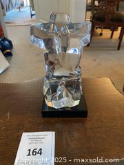 MaxSold Auction: crystal male torso by P. R. Vazquez for Daum, titled "Heracles".  - Toronto (Ontario, Canada) PARTNER MANAGED Estate Sale Online Auction - Dufferin Street (STORAGE)