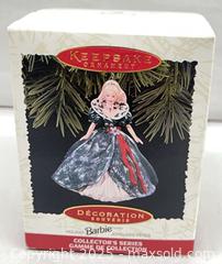 MaxSold Auction: 1995 Holiday Barbie Hallmark  - 103128 - Ottawa (Ontario, Canada) SELLER MANAGED Estate Sale Online Auction - Frank Nighbor Place