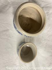 MaxSold Auction: 2 beautiful old hand-painted crocks - 103128 - Ottawa (Ontario, Canada) SELLER MANAGED Estate Sale Online Auction - Frank Nighbor Place