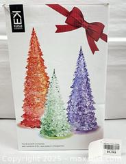 MaxSold Auction: Kasa Elements LED Decorative Christmas Tree Set (3-piece) - 103128 - Ottawa (Ontario, Canada) SELLER MANAGED Estate Sale Online Auction - Frank Nighbor Place