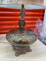 MaxSold Auction: MCM Smokey Lamp - 103128 - Ottawa (Ontario, Canada) SELLER MANAGED Estate Sale Online Auction - Frank Nighbor Place