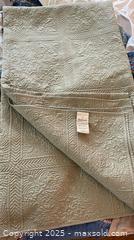 MaxSold Auction: Moss Green Coverlet Queen - 103128 - Ottawa (Ontario, Canada) SELLER MANAGED Estate Sale Online Auction - Frank Nighbor Place
