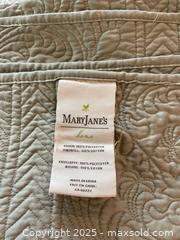 MaxSold Auction: Moss Green Coverlet Queen - 103128 - Ottawa (Ontario, Canada) SELLER MANAGED Estate Sale Online Auction - Frank Nighbor Place