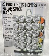 MaxSold Auction: NIB -Spice Rack  - 103128 - Ottawa (Ontario, Canada) SELLER MANAGED Estate Sale Online Auction - Frank Nighbor Place