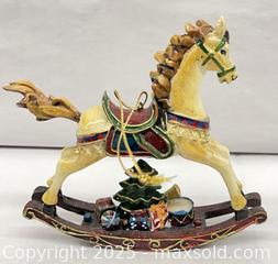 MaxSold Auction: Nice Trad’l Rocking Horse Ornament  - 103128 - Ottawa (Ontario, Canada) SELLER MANAGED Estate Sale Online Auction - Frank Nighbor Place