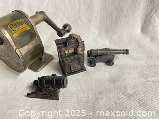 MaxSold Auction: Pencil Sharpners working slot machine still spins!  - 103128 - Ottawa (Ontario, Canada) SELLER MANAGED Estate Sale Online Auction - Frank Nighbor Place