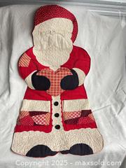 MaxSold Auction: Quilted Santa Wall Hanging  - 103128 - Ottawa (Ontario, Canada) SELLER MANAGED Estate Sale Online Auction - Frank Nighbor Place