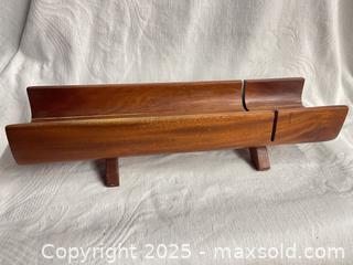 MaxSold Auction: Teak Baguette was Board by Geni Long   - 103128 - Ottawa (Ontario, Canada) SELLER MANAGED Estate Sale Online Auction - Frank Nighbor Place