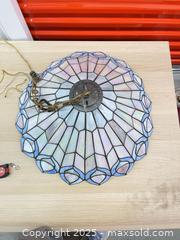 MaxSold Auction: Tiffany Style Swag Lamp - 103128 - Ottawa (Ontario, Canada) SELLER MANAGED Estate Sale Online Auction - Frank Nighbor Place