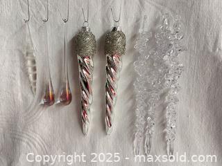 MaxSold Auction: Vintage Icicles, glass tear drops  - 103128 - Ottawa (Ontario, Canada) SELLER MANAGED Estate Sale Online Auction - Frank Nighbor Place