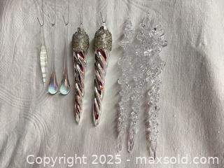 MaxSold Auction: Vintage Icicles, glass tear drops  - 103128 - Ottawa (Ontario, Canada) SELLER MANAGED Estate Sale Online Auction - Frank Nighbor Place