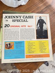 MaxSold Auction: Vinyl Johnny Cash  - 103128 - Ottawa (Ontario, Canada) SELLER MANAGED Estate Sale Online Auction - Frank Nighbor Place