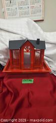 MaxSold Auction: Red Steel Birdhouse  - Kawartha Lakes (Ontario, Canada) SELLER MANAGED Reseller Online Auction - Lindsay Street South