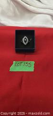 MaxSold Auction: Silver Ring with Black Stone Marked 925 - Kawartha Lakes (Ontario, Canada) SELLER MANAGED Reseller Online Auction - Lindsay Street South