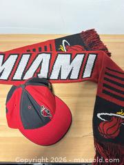 MaxSold Auction: Miami Heat Fan Scarf and Hat  - Toronto (Ontario, Canada) SELLER MANAGED Downsizing Online Auction - Carscadden Drive (CONDO)