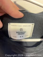 MaxSold Auction: "Reigning Champ" Crewneck Slim Fit Sweatshirt Size Medium  - Toronto (Ontario, Canada) SELLER MANAGED Downsizing Online Auction - Carscadden Drive (CONDO)