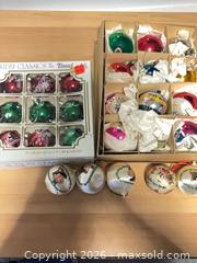 MaxSold Auction: Vintage Christmas Ornament Lot  - Toronto (Ontario, Canada) SELLER MANAGED Downsizing Online Auction - Carscadden Drive (CONDO)