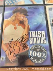 MaxSold Auction: WWF WWE Divas DVD Lot Of 6 Signed Trish Stratus SIGNED - Toronto (Ontario, Canada) SELLER MANAGED Downsizing Online Auction - Carscadden Drive (CONDO)