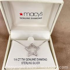 MaxSold Auction: Macy’s Diamond Heart Necklace - London (Ontario, Canada) SELLER MANAGED Downsizing Online Auction - Doon Drive