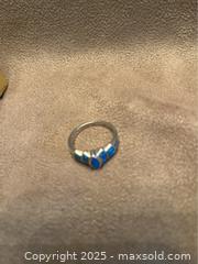 MaxSold Auction: Sterling Opal Ring - London (Ontario, Canada) SELLER MANAGED Downsizing Online Auction - Doon Drive