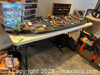 MaxSold Auction: 72 in Folding Banquet/Utility Table, White Top, Black Legs C - Brampton (Ontario, Canada) Estate Sale Online Auction - Upper Highlands Drive