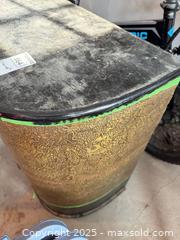 MaxSold Auction: Asian-Inspired Embossed Floral Cabinet, Wood with Metal-Look Panels C - Brampton (Ontario, Canada) Estate Sale Online Auction - Upper Highlands Drive