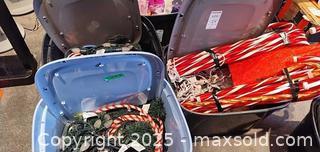 MaxSold Auction: Candy Cane Yard Stakes and Decorative Cone/Tree B - Brampton (Ontario, Canada) Estate Sale Online Auction - Upper Highlands Drive