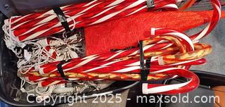 MaxSold Auction: Candy Cane Yard Stakes and Decorative Cone/Tree B - Brampton (Ontario, Canada) Estate Sale Online Auction - Upper Highlands Drive