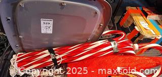 MaxSold Auction: Candy Cane Yard Stakes and Decorative Cone/Tree B - Brampton (Ontario, Canada) Estate Sale Online Auction - Upper Highlands Drive