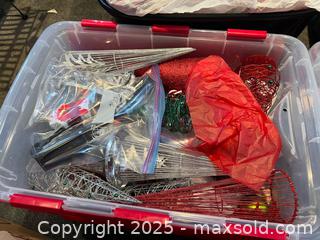 MaxSold Auction: Christmas Holiday Decorations in 4 Plastic Storage Bins B - Brampton (Ontario, Canada) Estate Sale Online Auction - Upper Highlands Drive